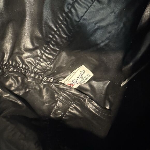 VTG 80s Giorgio Beverly Hills (18X12x9) Vegan Travel Duffle Bag Removable Strap - Picture 5 of 16